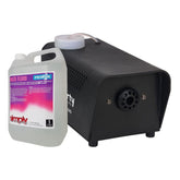 PLS SM400 400w Nebelmaschine inkl. Kabelgebundene Fernbedienung und 5-Liter-Flüssigkeit